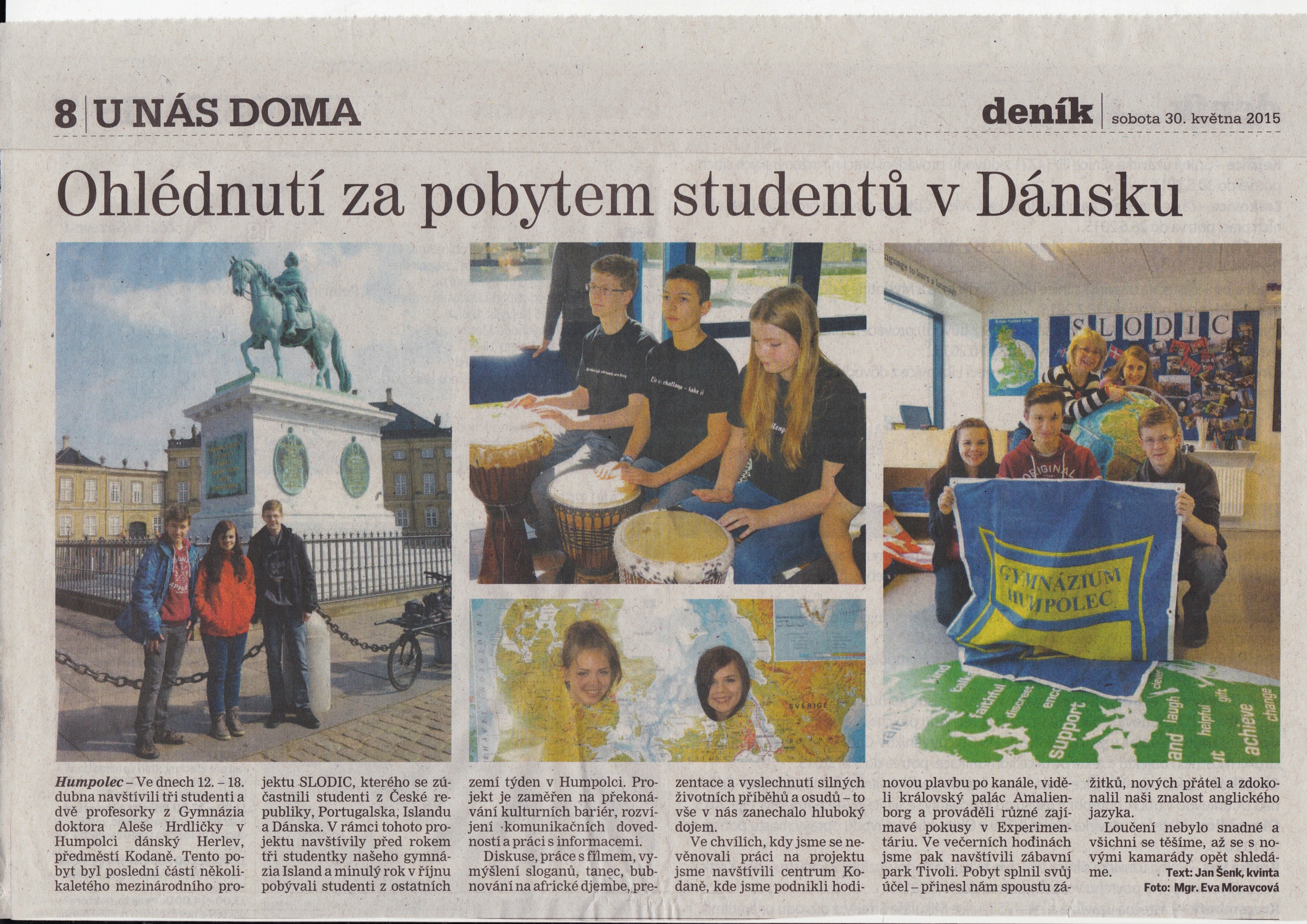 2015 05 slodic in newspaper
