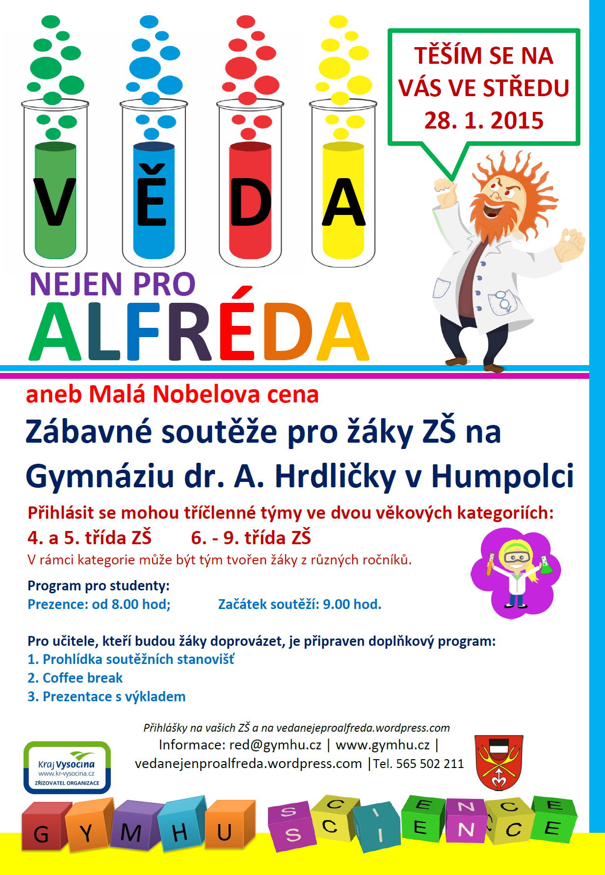 Věda nejen pro Alfréda plakát